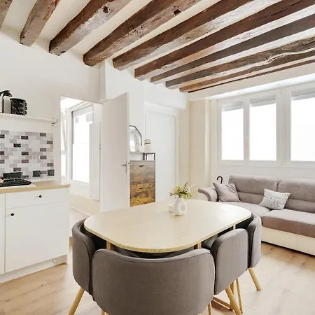 Marais-montorgueil - Cozy - 2br-8p Appartamento